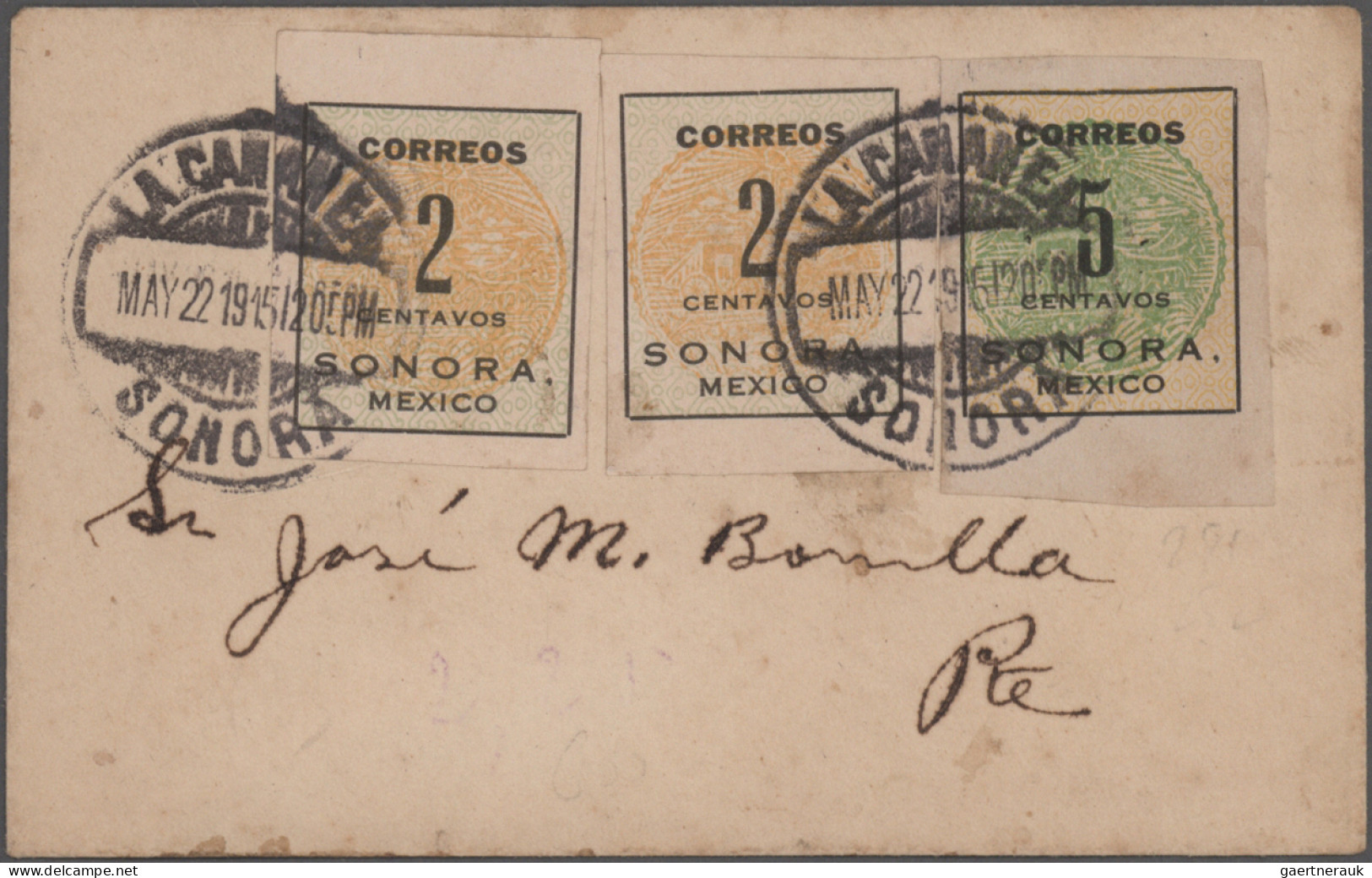 Mexico: 1880/1925 (ca.), Assortment Of Twelve Covers/cards, Comprising E.g. Thre - Mexiko