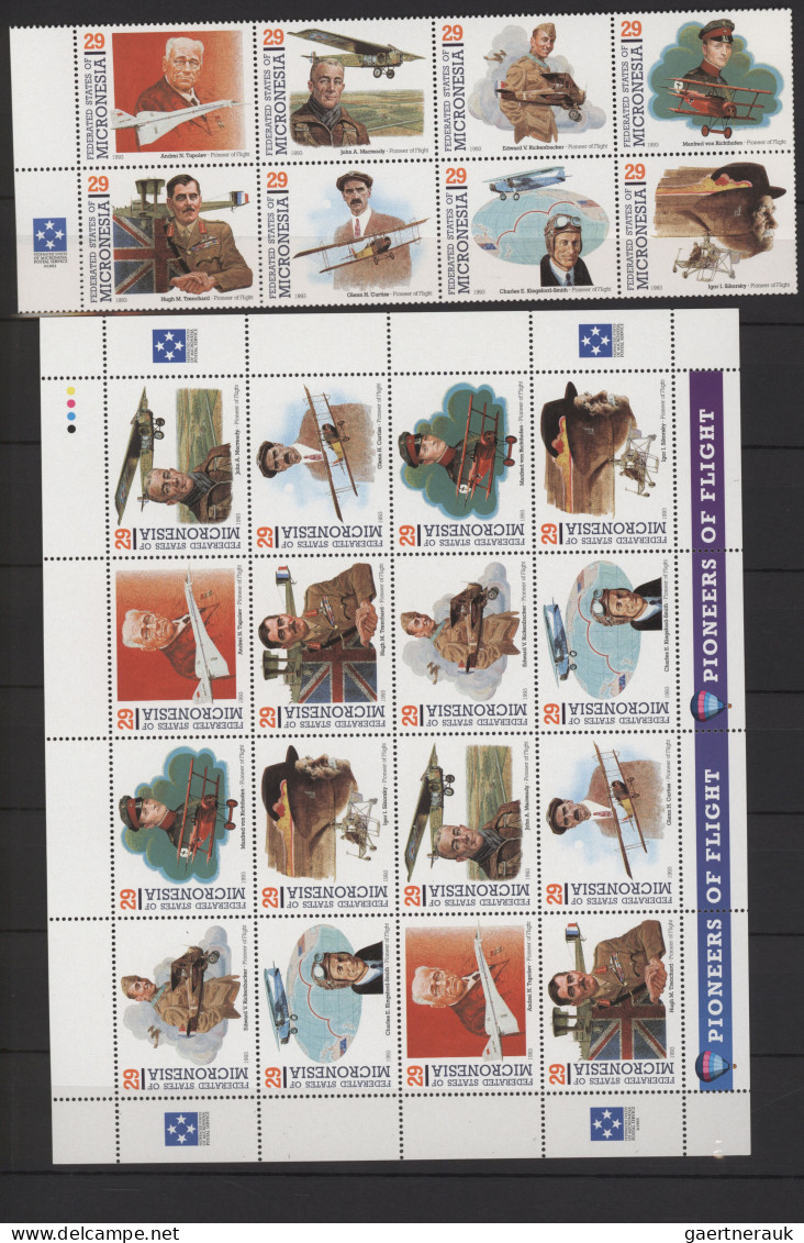 Micronesia: 1984/1998, MNH Collection In A Thick Stockbook, Incl. Souvenir Sheet - Micronésie