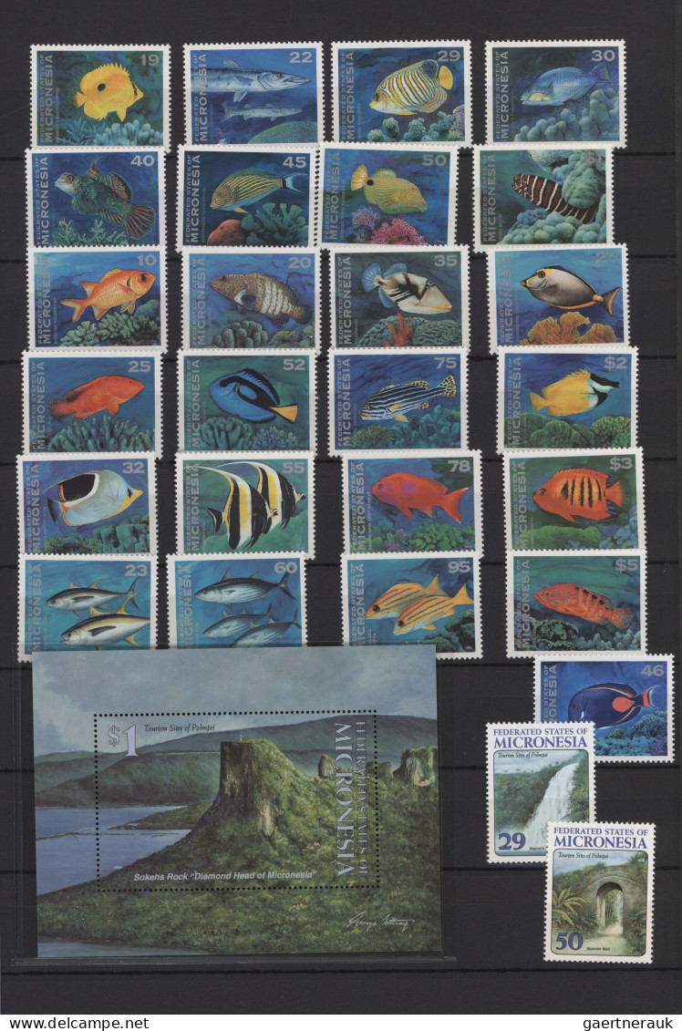 Micronesia: 1984/1998, MNH Collection In A Thick Stockbook, Incl. Souvenir Sheet - Micronesia