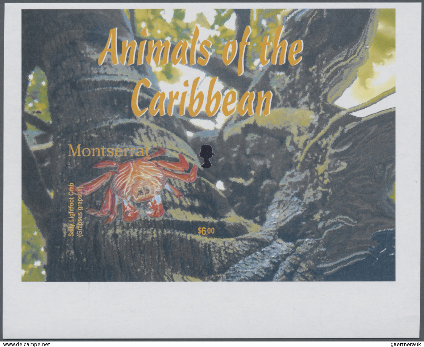 Montserrat: 1992/2010. Collection Containing 98 IMPERFORATE Stamps (inclusive Cr - Autres