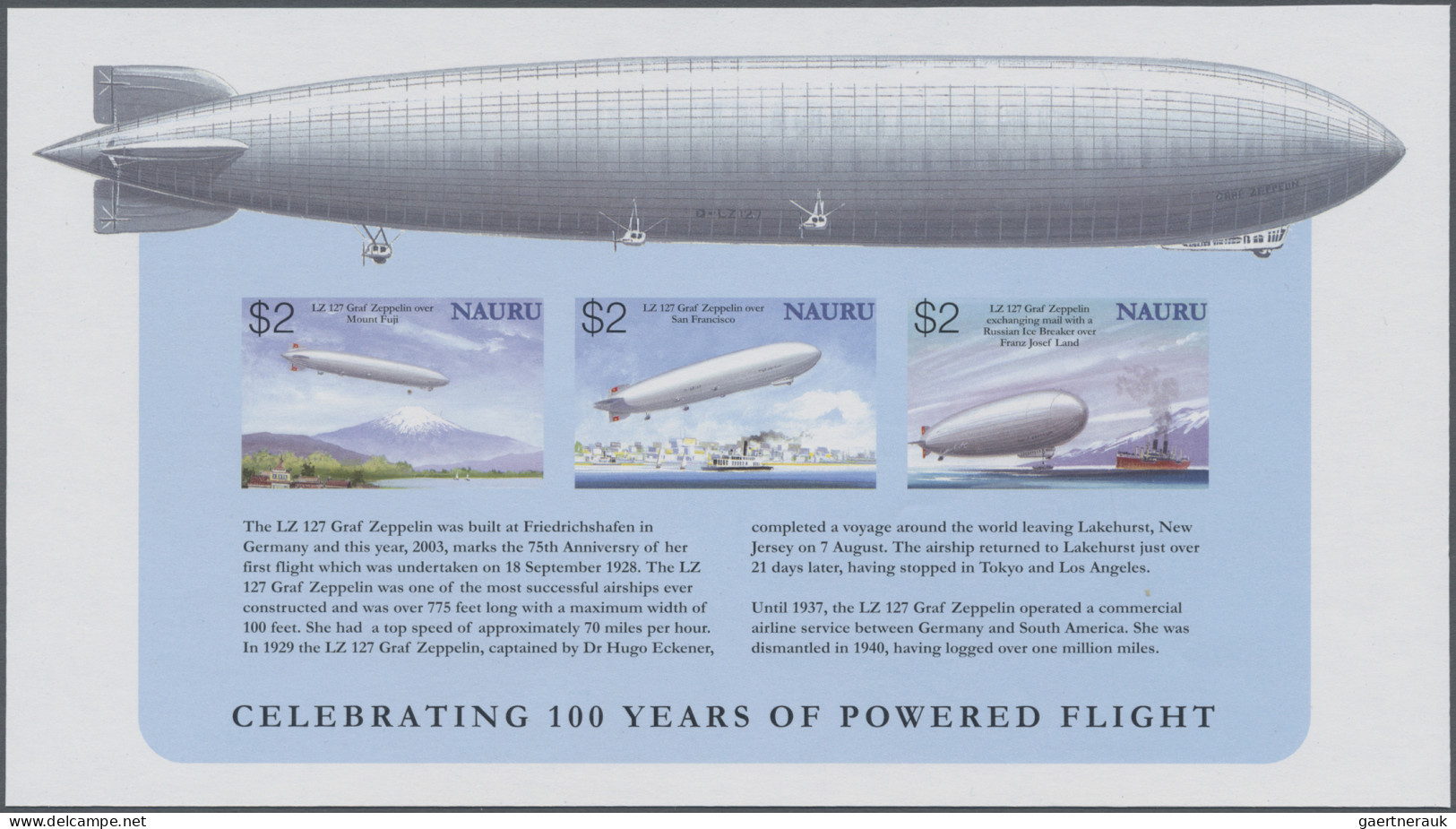 Nauru: 2002/2007. Collection Containing 277 IMPERFORATE Stamps And 9 IMPERFORATE - Nauru