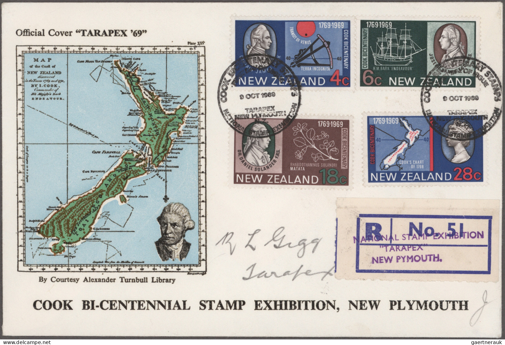 New Zealand: 1960/1996, Assortment Of Apprx. 196 Covers/cards Showing A Nice Ran - Briefe U. Dokumente