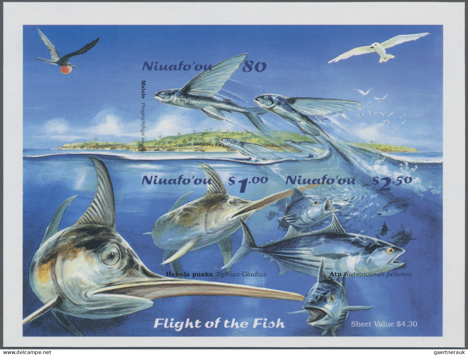 Tin Can Island: 2001. Collection Containing 176 IMPERFORATE Stamps And 2 IMPERFO - Altri - Oceania