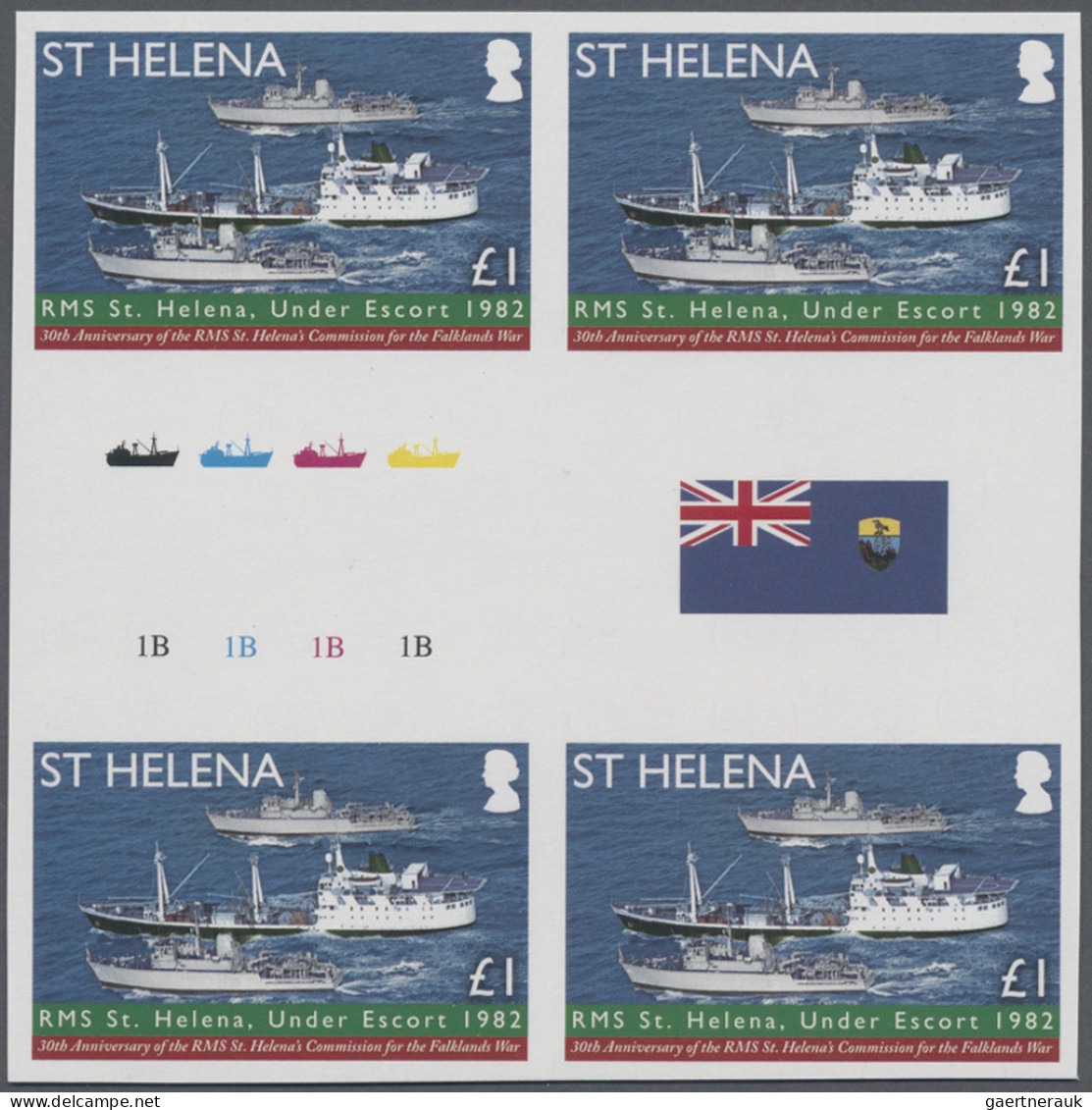 St. Helena: 2001/2016. Collection Containing 472 IMPERFORATE Stamps (inclusive C - Sainte-Hélène