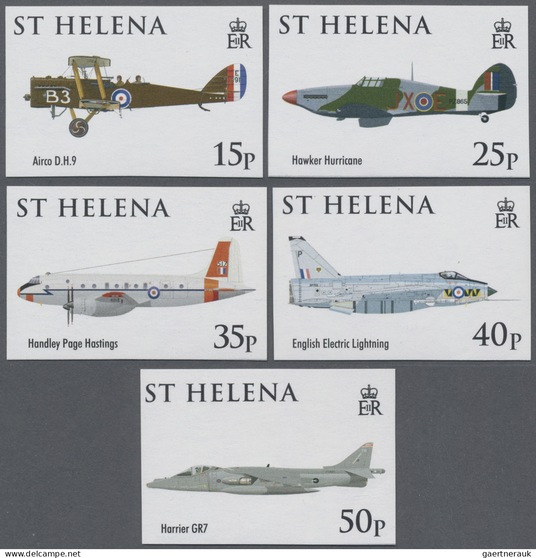 St. Helena: 2001/2016. Collection containing 472 IMPERFORATE stamps (inclusive c