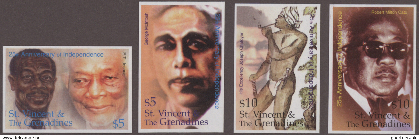 St. Vincent: 2000/2011. Collection Containing 770 IMPERFORATE Stamps And 33 IMPE - St.Vincent (1979-...)