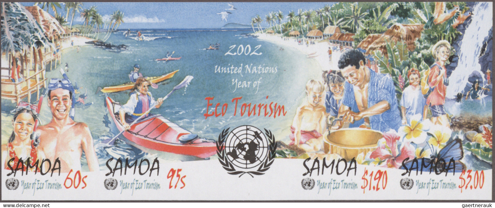 Samoa: 2002/2006. Collection Containing 1056 IMPERFORATE Stamps And 24 IMPERFORA - Samoa