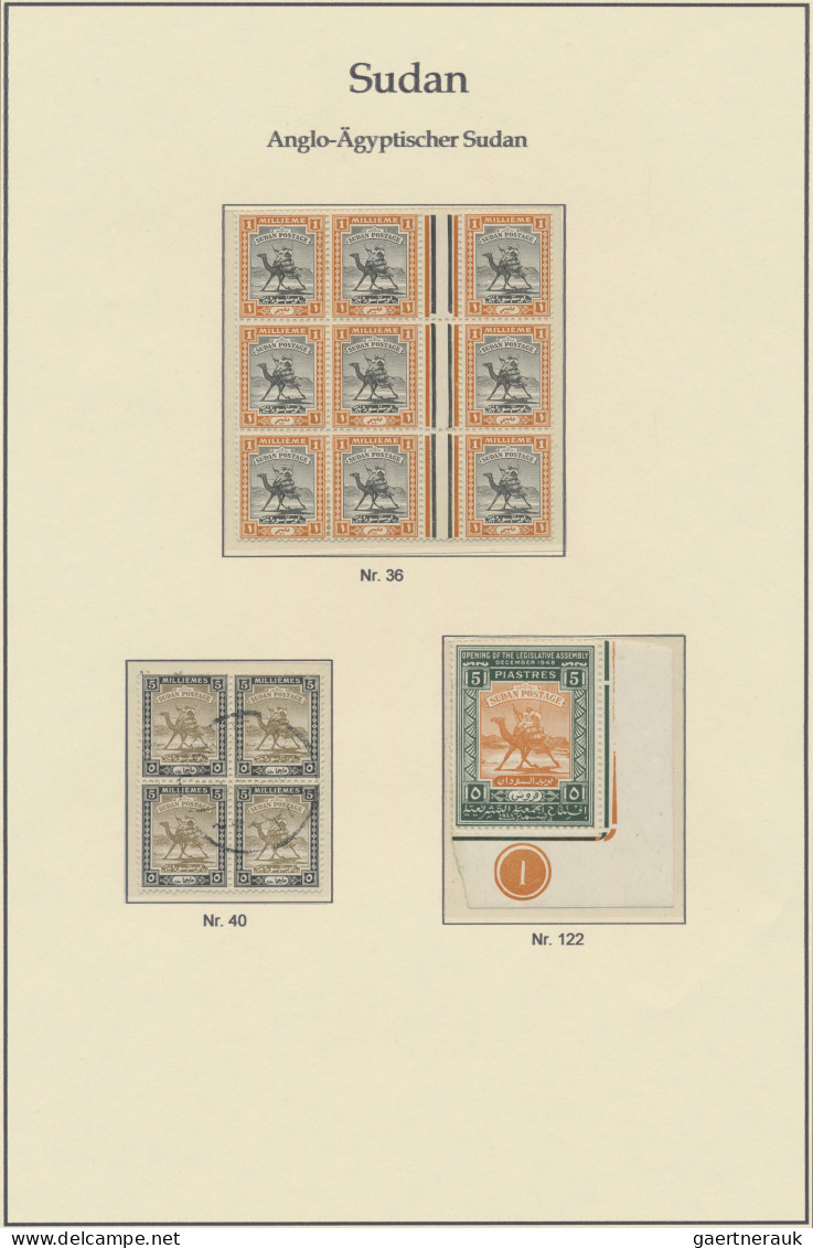 Sudan: 1897-1999 Mint And Used Collection On Printed Pages In A Binder, With Par - Soudan (1954-...)