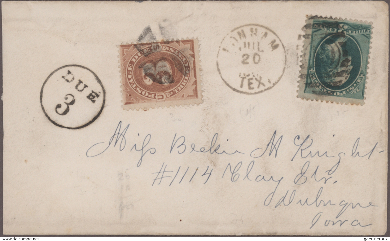 United States: 1846/1926 Six Unusual Covers And Letters, With 1846 Stampless Let - Lettres & Documents