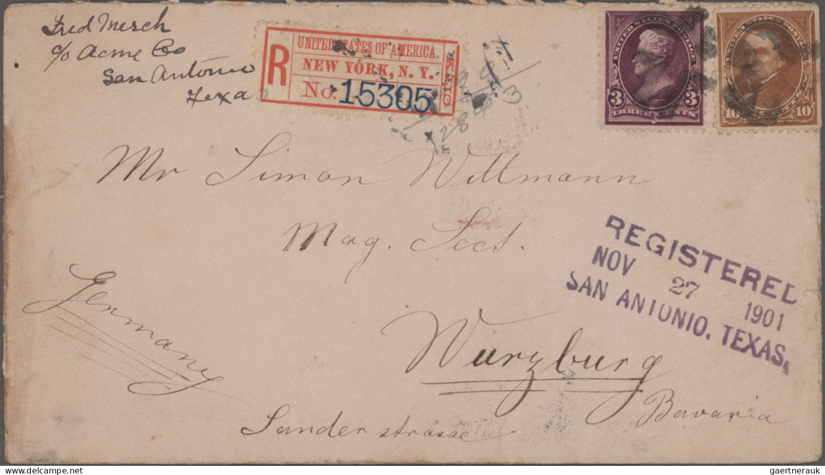 United States: 1900/1960 (ca.), Mehr Als 150 Briefe, Neben FDC Reichlich Zensier - Lettres & Documents