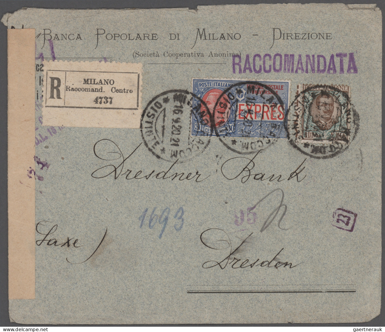 World Wide: 1860/1950 (ca.), Assortment Of Stamps And Covers, Comprising E.g. 18 - Colecciones (sin álbumes)