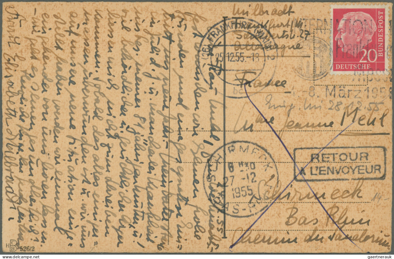 World Wide: 1896/2008, Insufficiently Paid/redirected Mail, Sophisticated Assort - Collections (without Album)