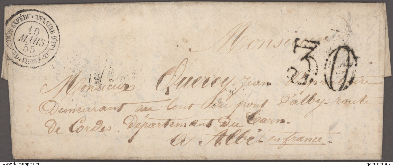 World Wide: 1737 From Ca., Valuable Lot Of 15 Postal History Items, Mostly Entir - Collections (sans Albums)