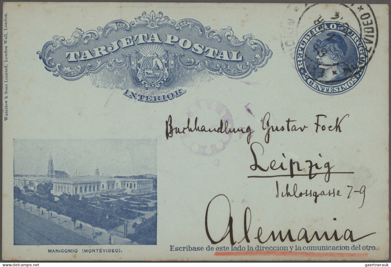 Worldwide Postal Stationery: 1870/1920 (ca), Approx. 50 Postal Stationary Cards, - Sammlungen (im Alben)