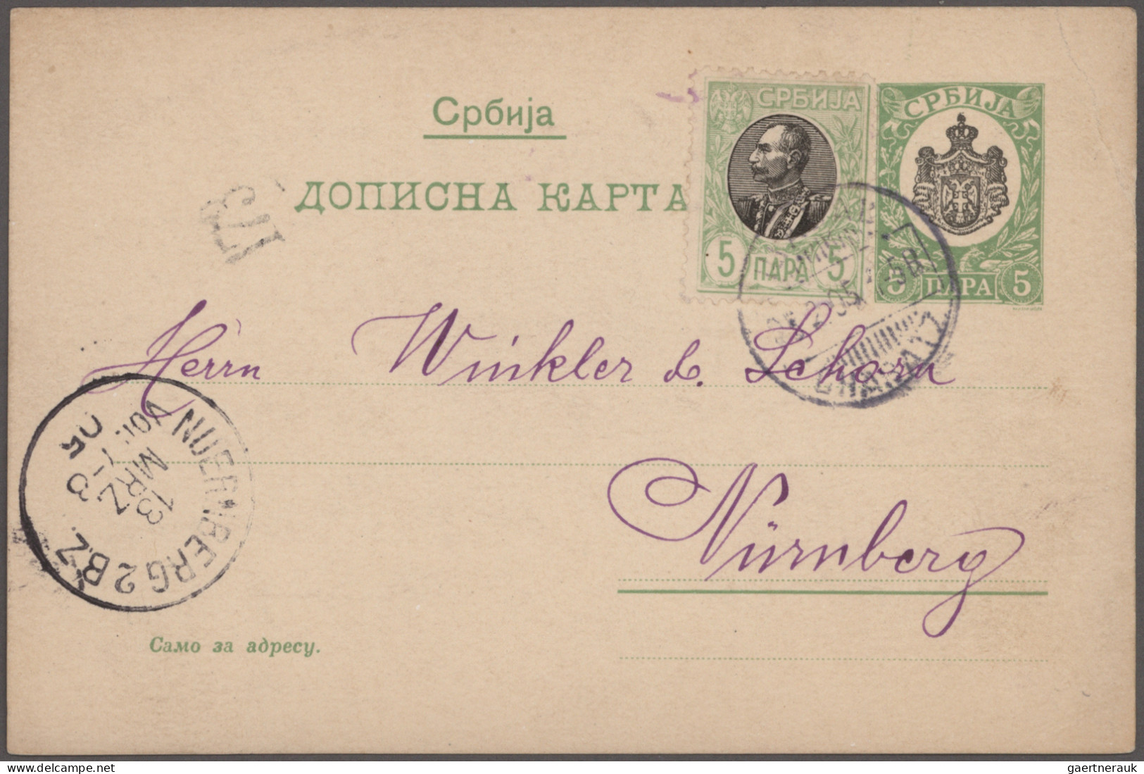 Worldwide Postal Stationery: 1870/1920 (ca), Approx. 50 Postal Stationary Cards, - Colecciones (en álbumes)