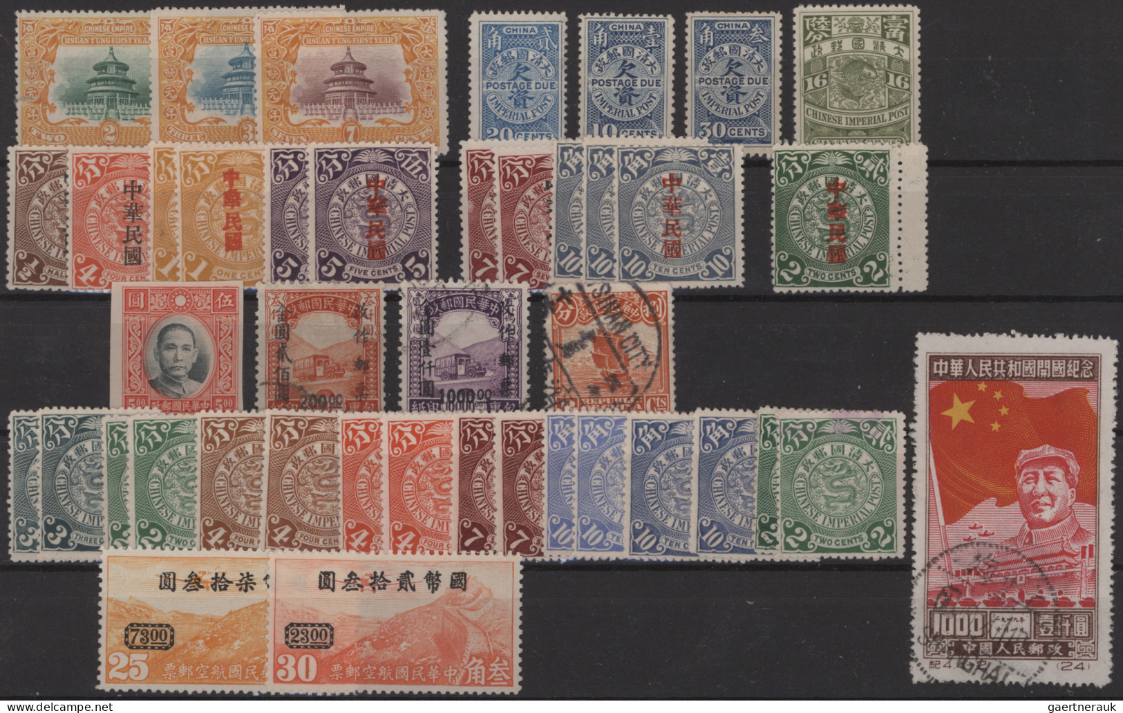 Oversea: 1860-1960 Ca.: Mint And Used Stamps From Overseas In More Than 50 Stock - Sammlungen (im Alben)