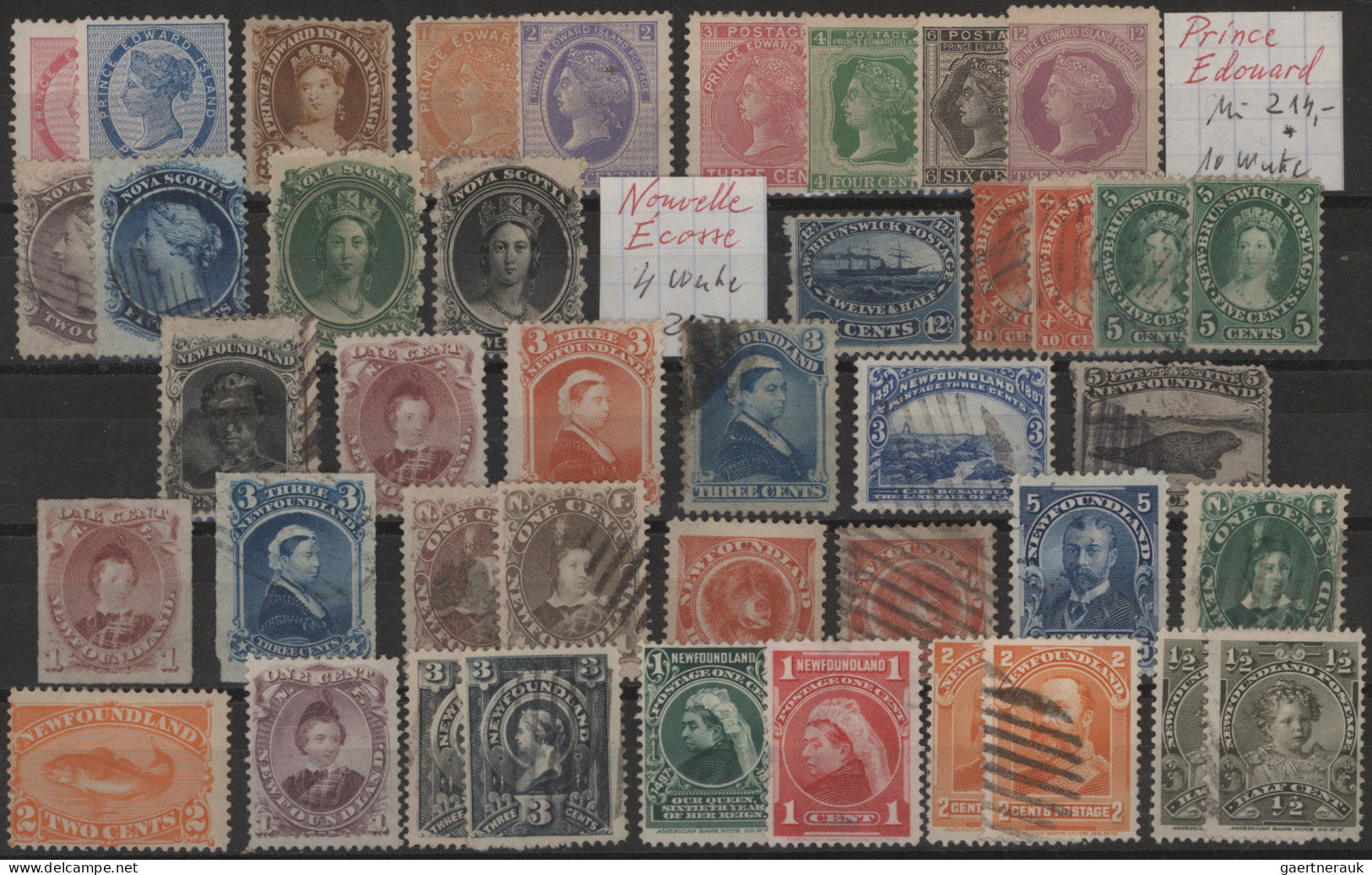 Oversea: 1860-1960 Ca.: Mint And Used Stamps From Overseas In More Than 50 Stock - Collections (en Albums)
