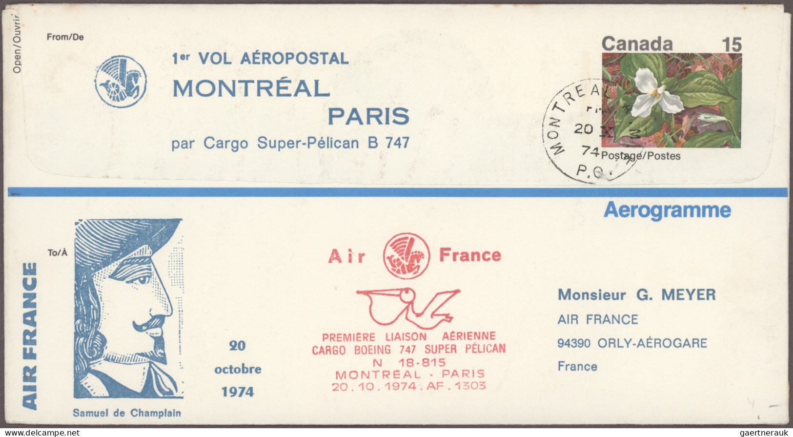 Americas: 1973/1989, Balance Of Apprx. 188 FIRST FLIGHT Covers/cards, All Americ - Otros - América