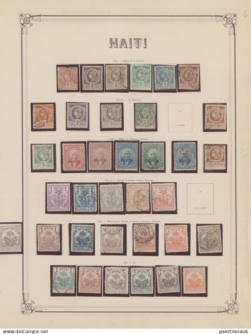 Central And South America: 1860/1930 (ca.), Central America, Mainly Unused Colle - Autres - Amérique