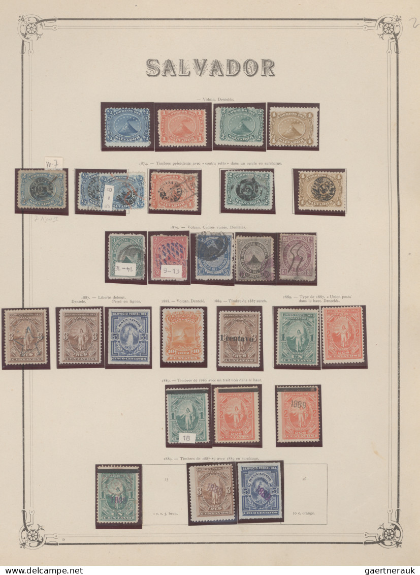 Central And South America: 1860/1930 (ca.), Central America, Mainly Unused Colle - Otros - América