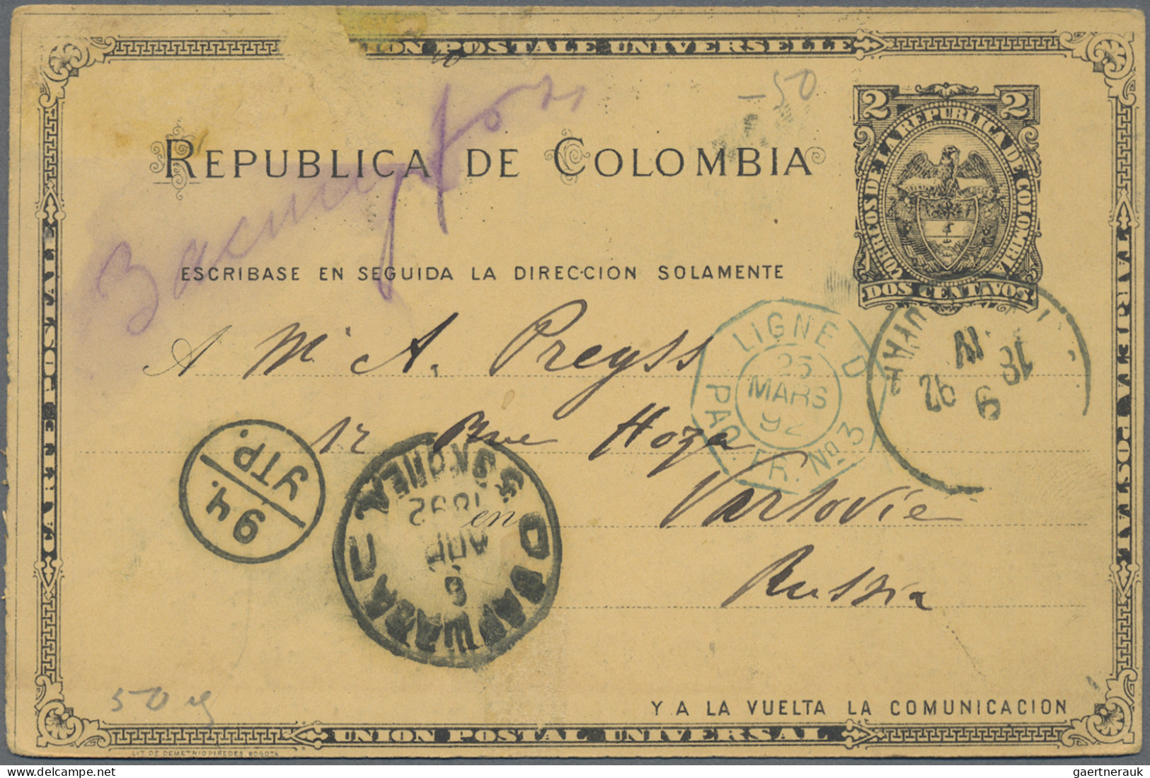 Central and South America: 1890/1990 (ca.), assortment of apprx. 560 covers/card