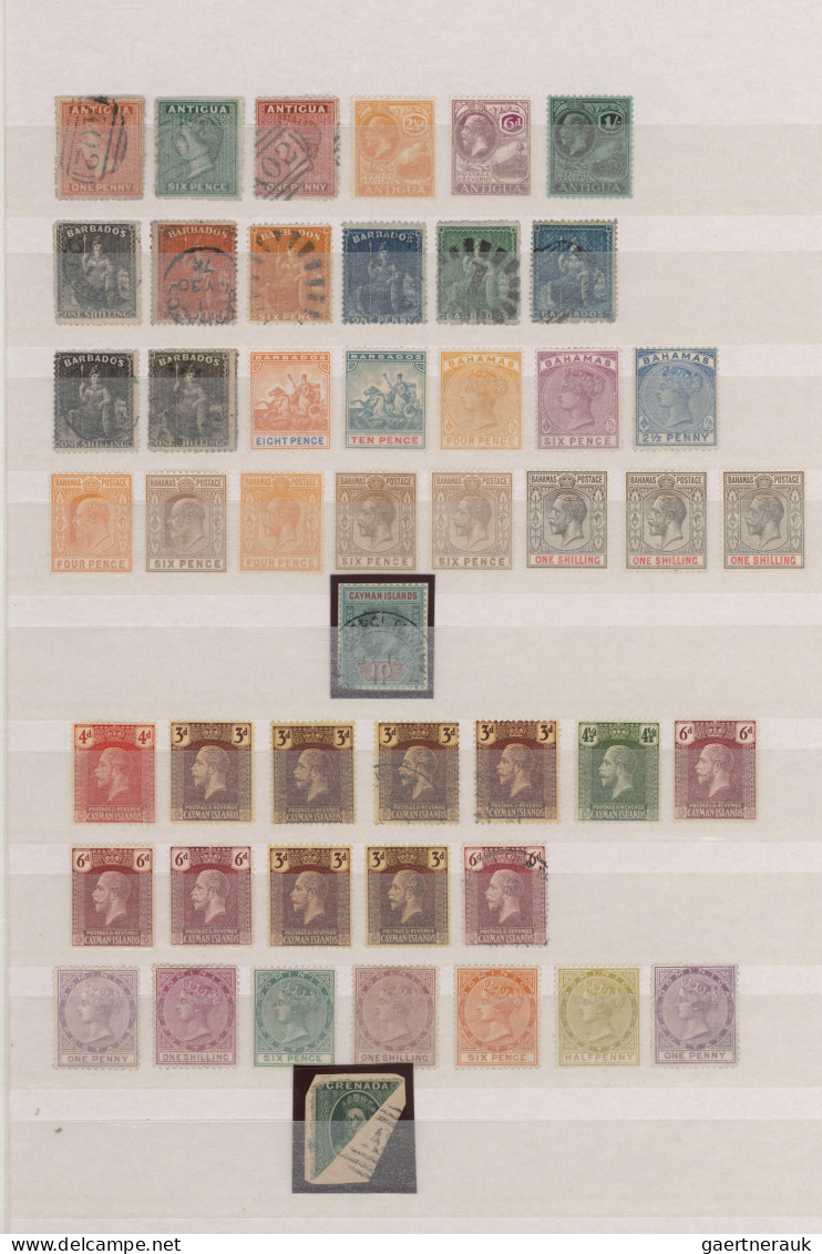 Caribbean: 1870/1920 (ca.), British Caribbean, Mint And Used Collection Of Apprx - Amerika (Varia)