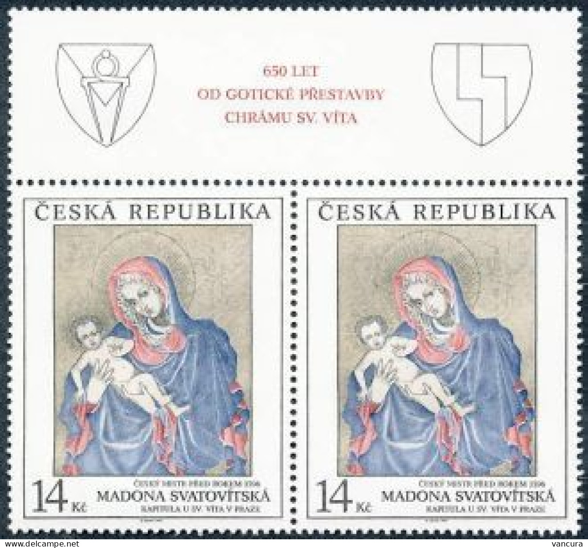 ** 59 Czech Republic St Vitus Madonna 1994 - Madonna