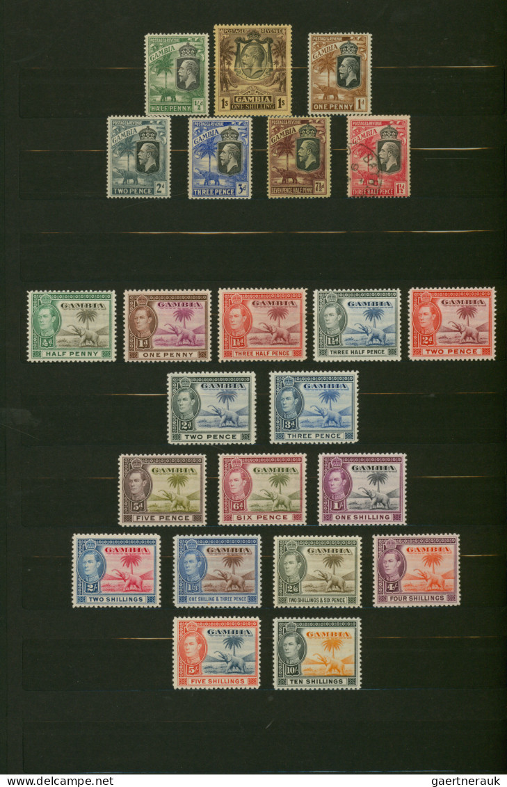 British Colonies: 1844/1990 (ca.), comprehensive mint and used collection in 16