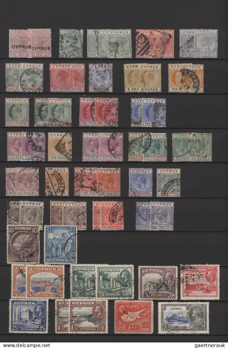 British Colonies: 1855/1960 (ca.), Almost Exclusively Used Balance In Two Thick - Andere & Zonder Classificatie