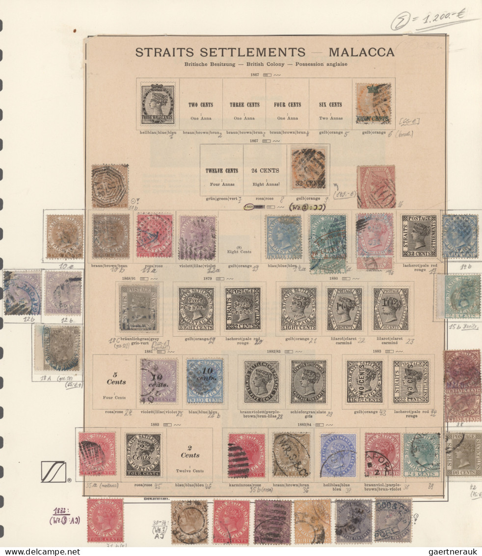 British Commonwealth: 1850's-modern: Several Part Collections Of Mint And Used S - Andere & Zonder Classificatie