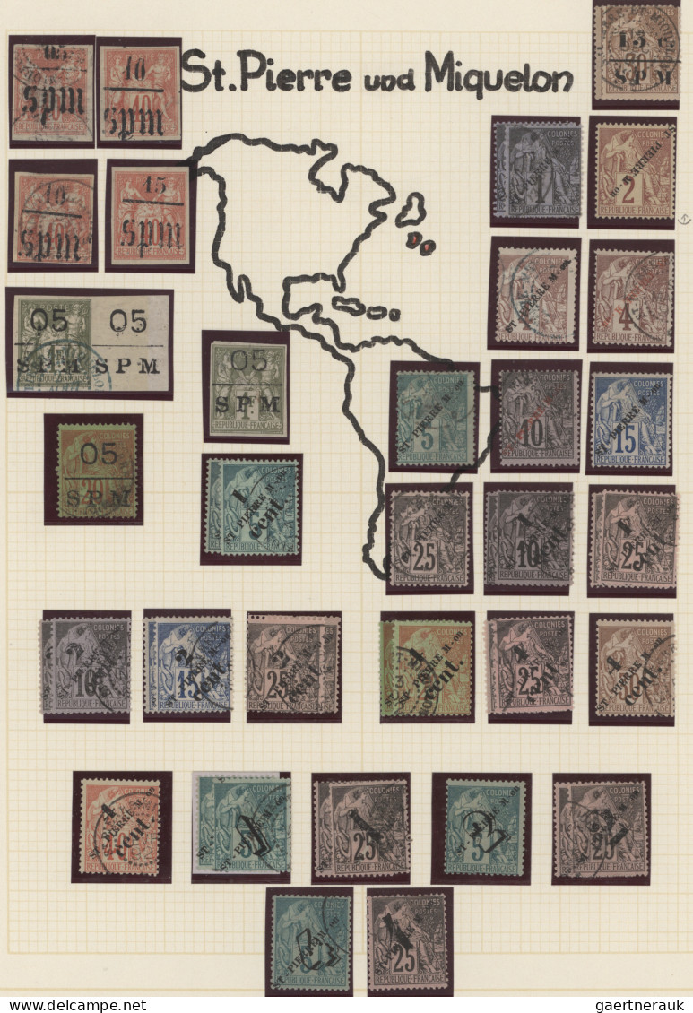 French Colonies: 1890/1960 (ca.), Comprehensive Mint And Used Collection In An A - Autres & Non Classés