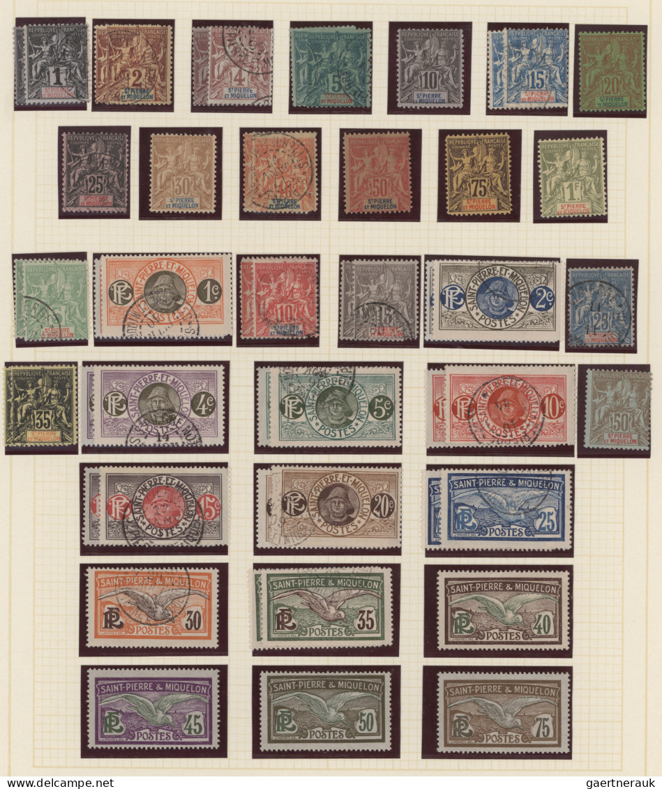 French Colonies: 1890/1960 (ca.), Comprehensive Mint And Used Collection In An A - Otros & Sin Clasificación