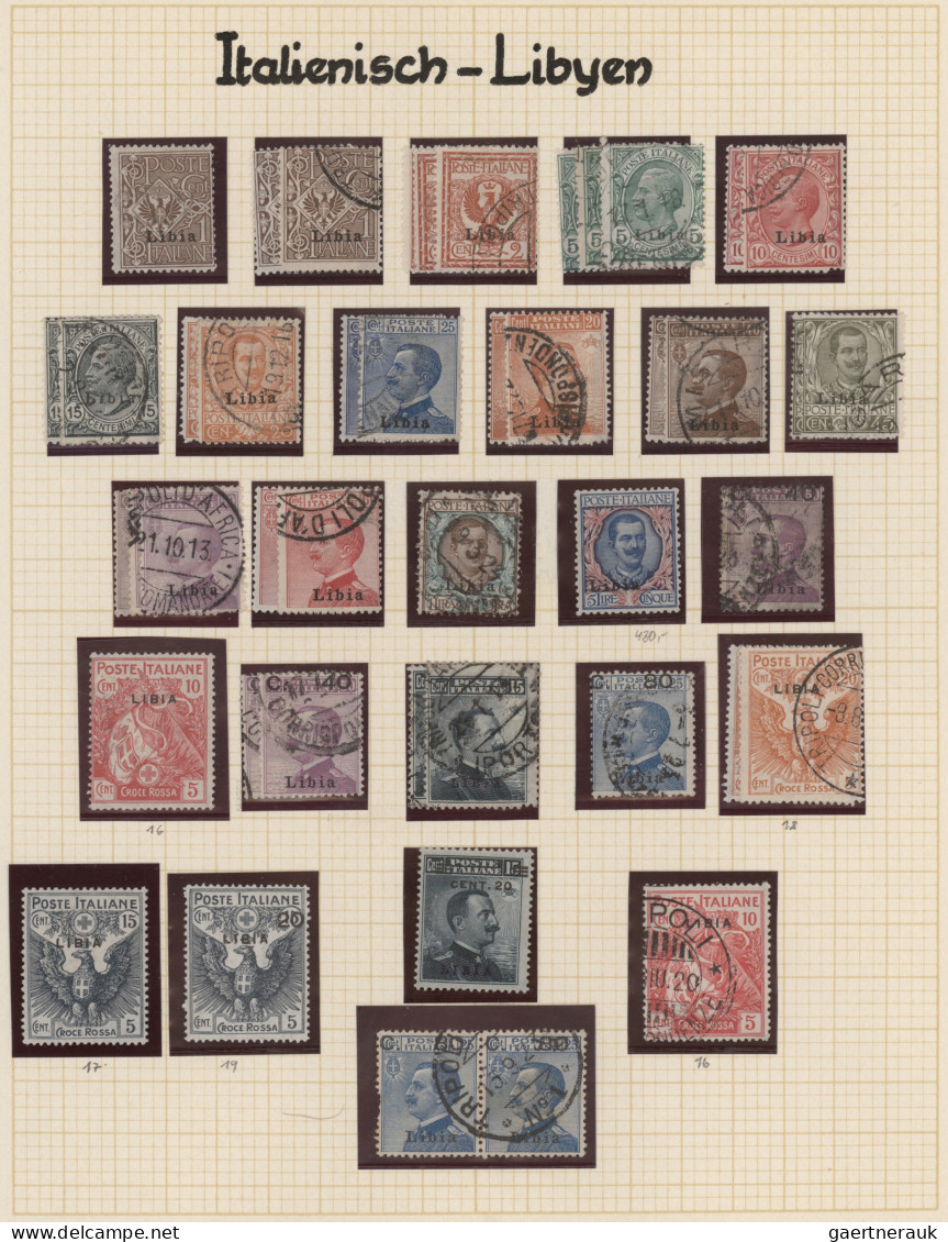 Italian Colonies: 1912/1960 (ca.), mint and used collection arranged on album pa