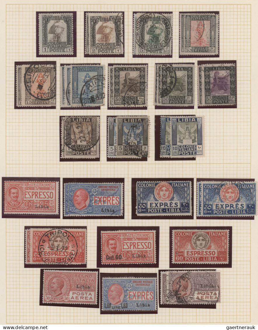 Italian Colonies: 1912/1960 (ca.), mint and used collection arranged on album pa