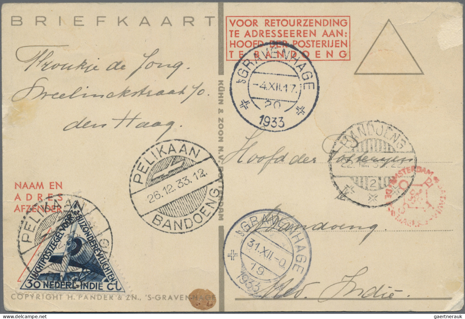 Dutch Colonies: 1930/1960 (ca.), Dutch Colonies/Netherlands Incl. Some Incoming - Indes Néerlandaises