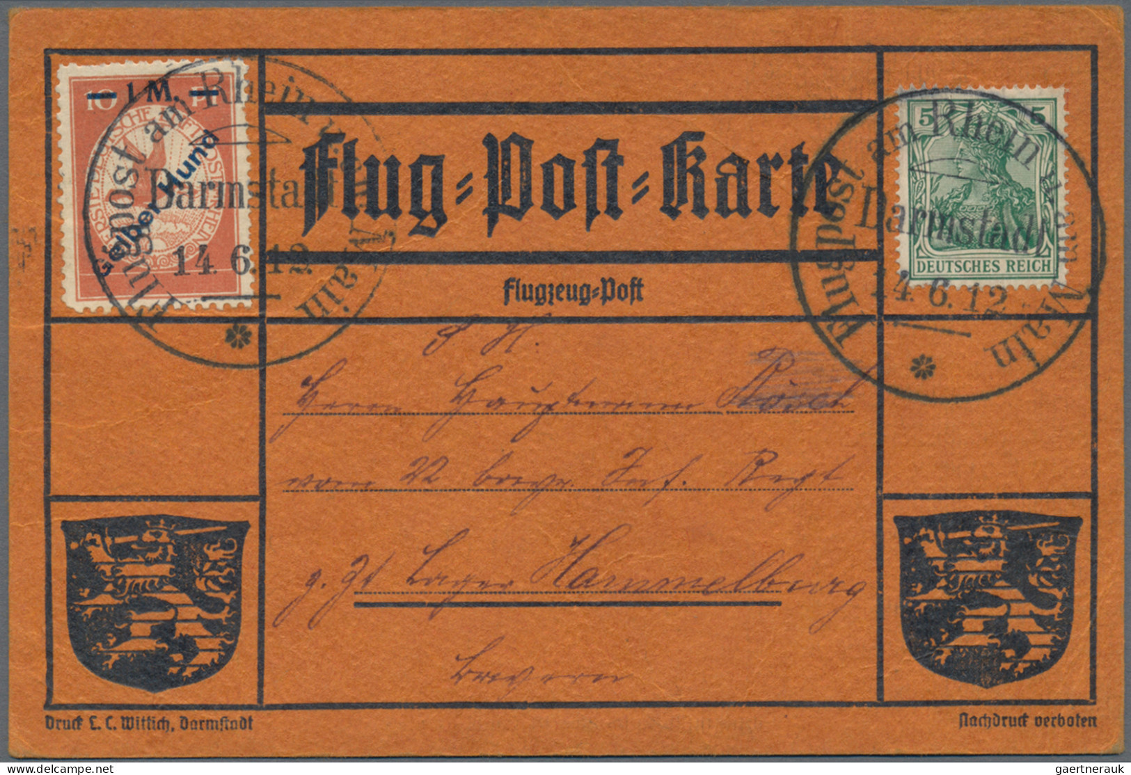 Air Mail - Germany: 1912/1940 (ca), Konvolut Von 87 Briefen Flug- Und Zeppelinpo - Airmail & Zeppelin