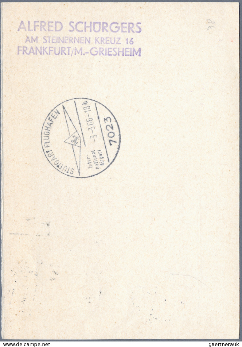 Air Mail - Germany: 1912/1987, inhaltsreiche Partie von ca. 210 Briefen und Kart