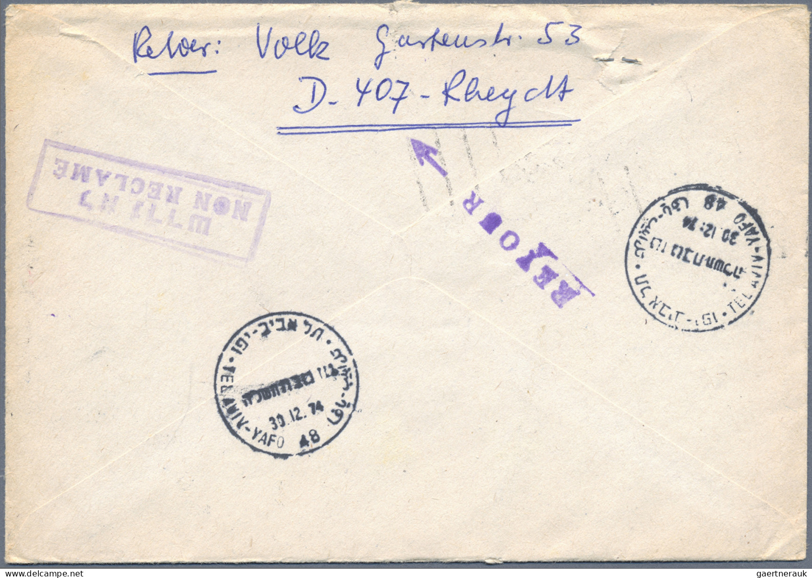 Air Mail - Germany: 1912/1987, inhaltsreiche Partie von ca. 210 Briefen und Kart