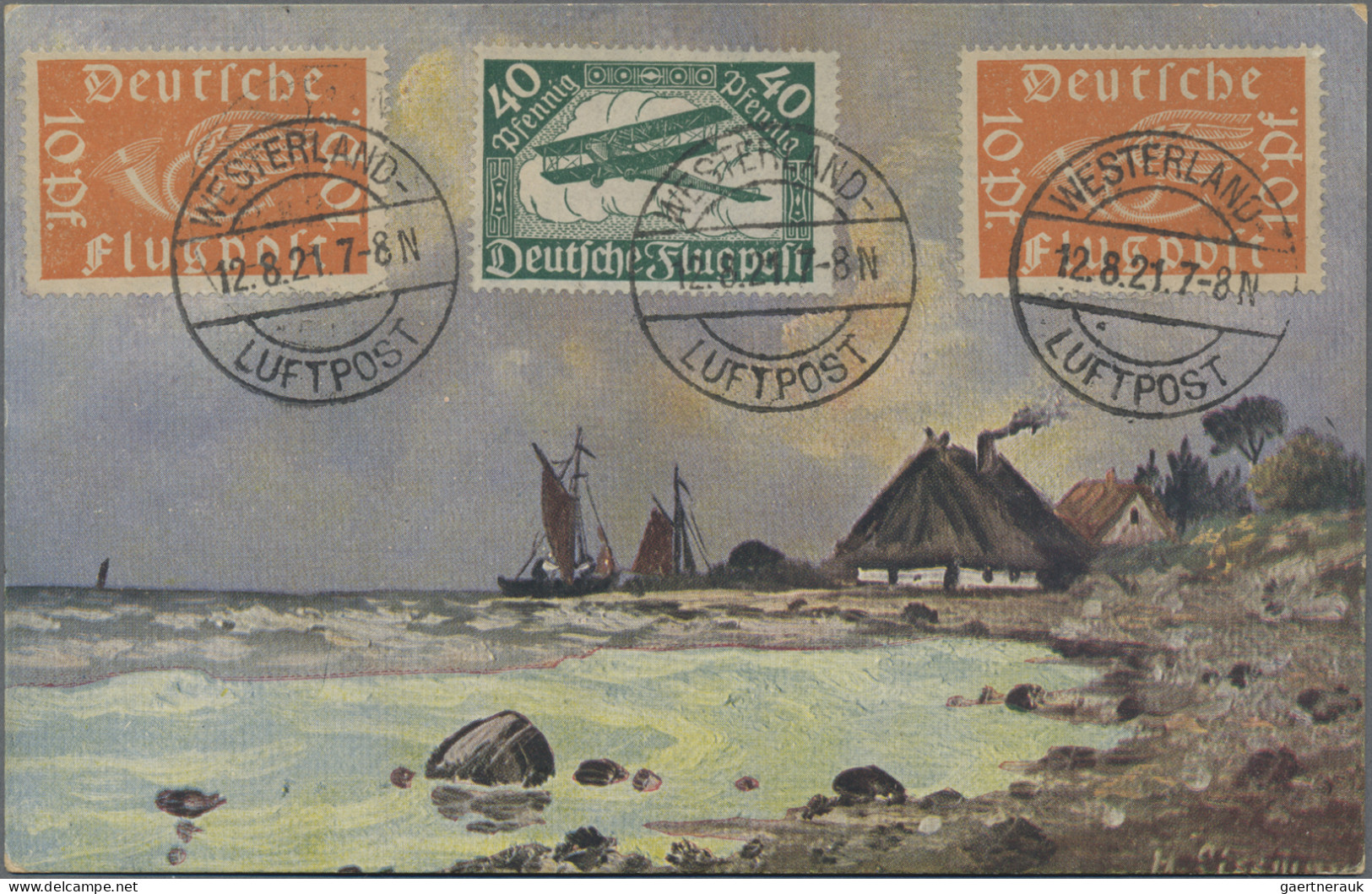 Air Mail - Germany: 1921/1934, saubere Partie von 16 Flugpost-Belegen Dt.Reich d