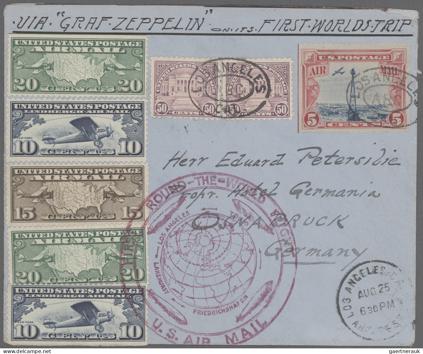 Airmail - Overseas: 1928/1948, USA/Brazil, Assortment Of 41 Covers/cards, Mainly - Otros & Sin Clasificación