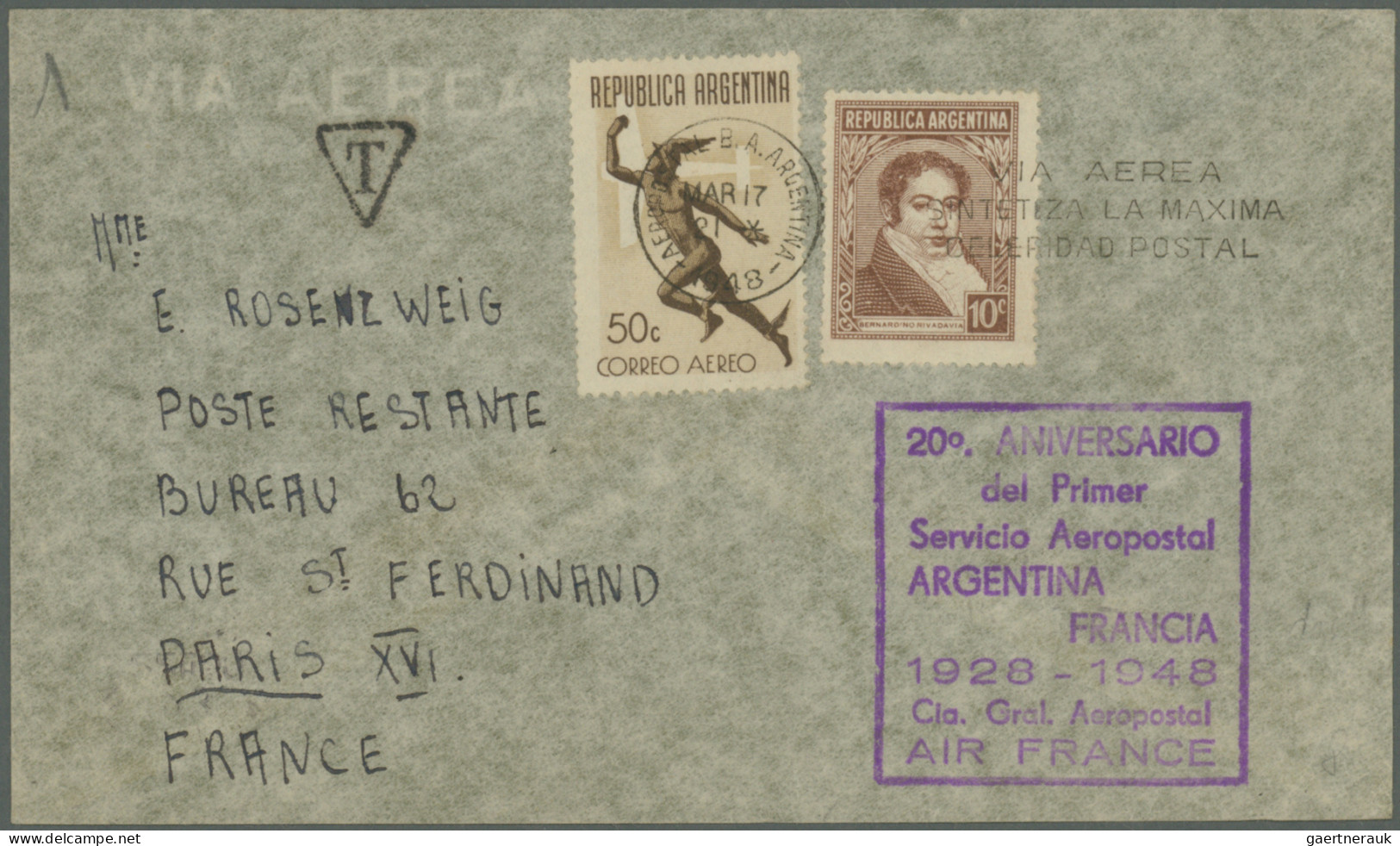 Air Mail: 1928/1995, Assortment Of Apprx. 126 Airmail Covers/cards, Mainly 1st A - Sonstige & Ohne Zuordnung