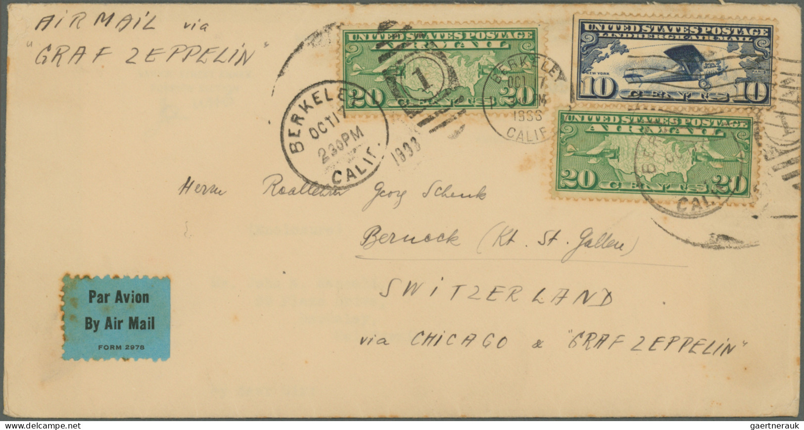 Air Mail: 1928/2006, balance of apprx. 185 covers/cards with flown mail and them