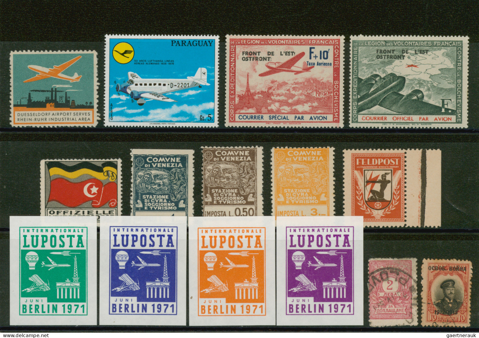 Air Mail: 1930/2020er Jahre: Bestand/Sammlung Von Meist Modernen Flug-/Luftpostb - Autres & Non Classés