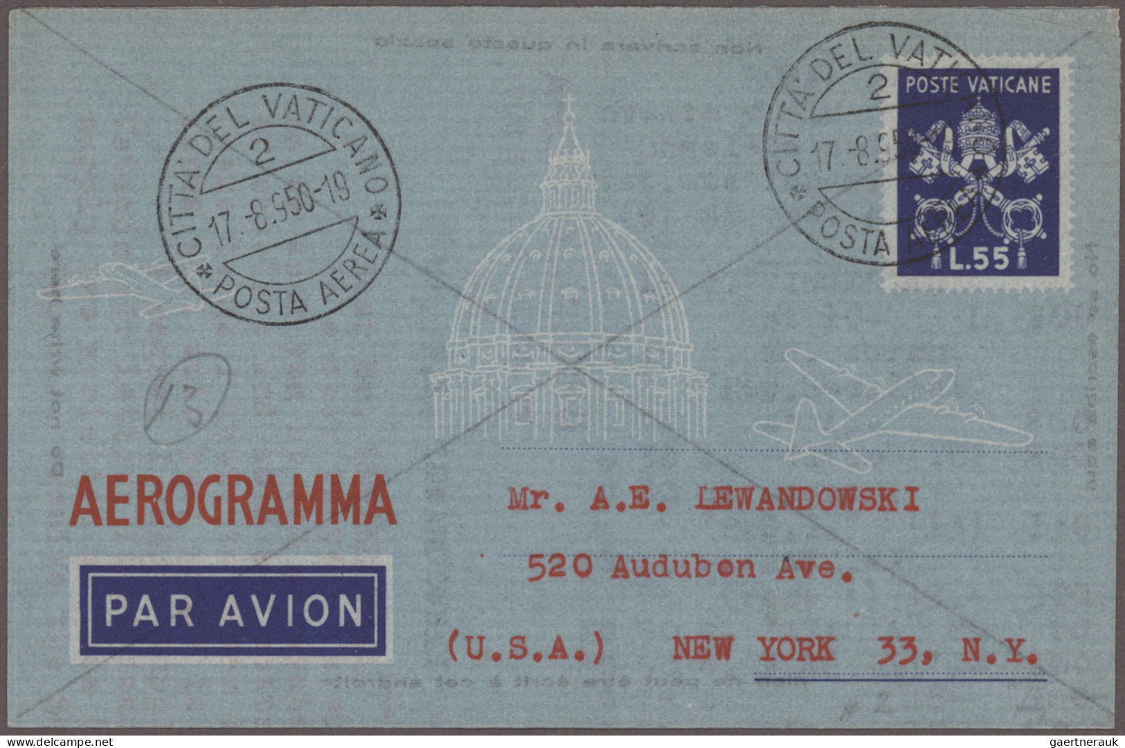 Aerogramme - Europe: 1950/1995 (ca.), Holding Of Apprx. 415 Air Letter Sheets, M - Europe (Other)