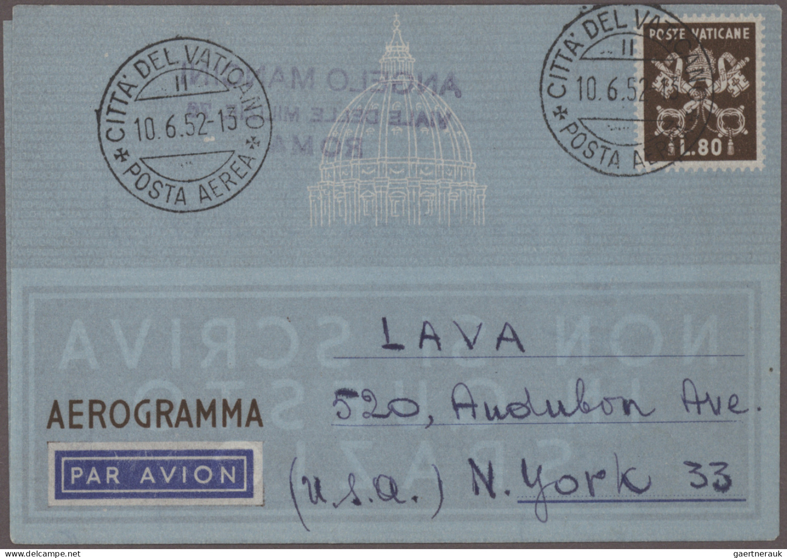 Aerogramme - Europe: 1950/1995 (ca.), holding of apprx. 415 air letter sheets, m