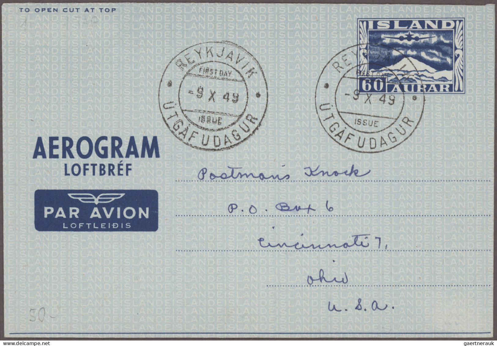 Aerogramme - Europe: 1950/1995 (ca.), holding of apprx. 415 air letter sheets, m