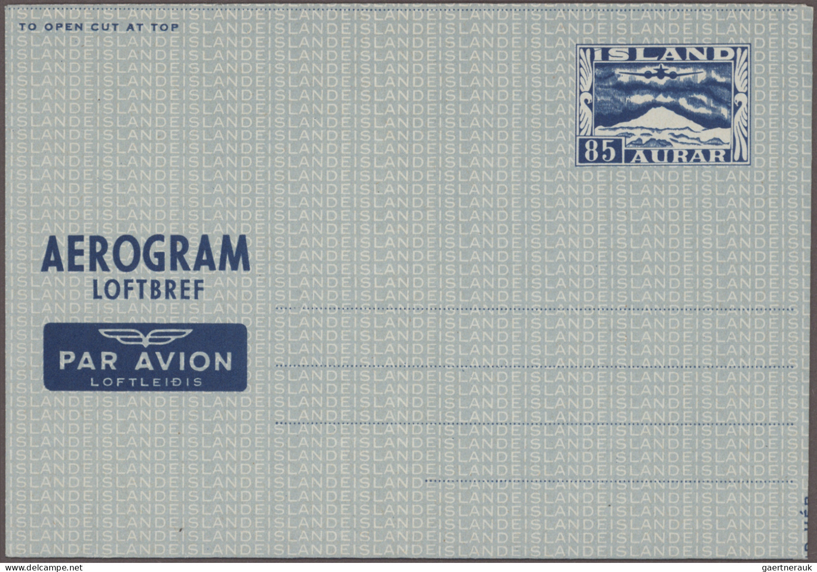 Aerogramme - Europe: 1950/1995 (ca.), holding of apprx. 415 air letter sheets, m