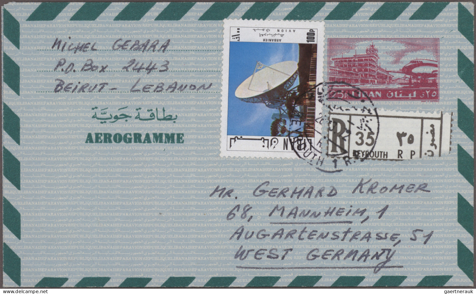 Aerogramme - Overseas: 1950/2000 (ca.), Balance Of Apprx. 810 Unused/used Air Le - Andere & Zonder Classificatie