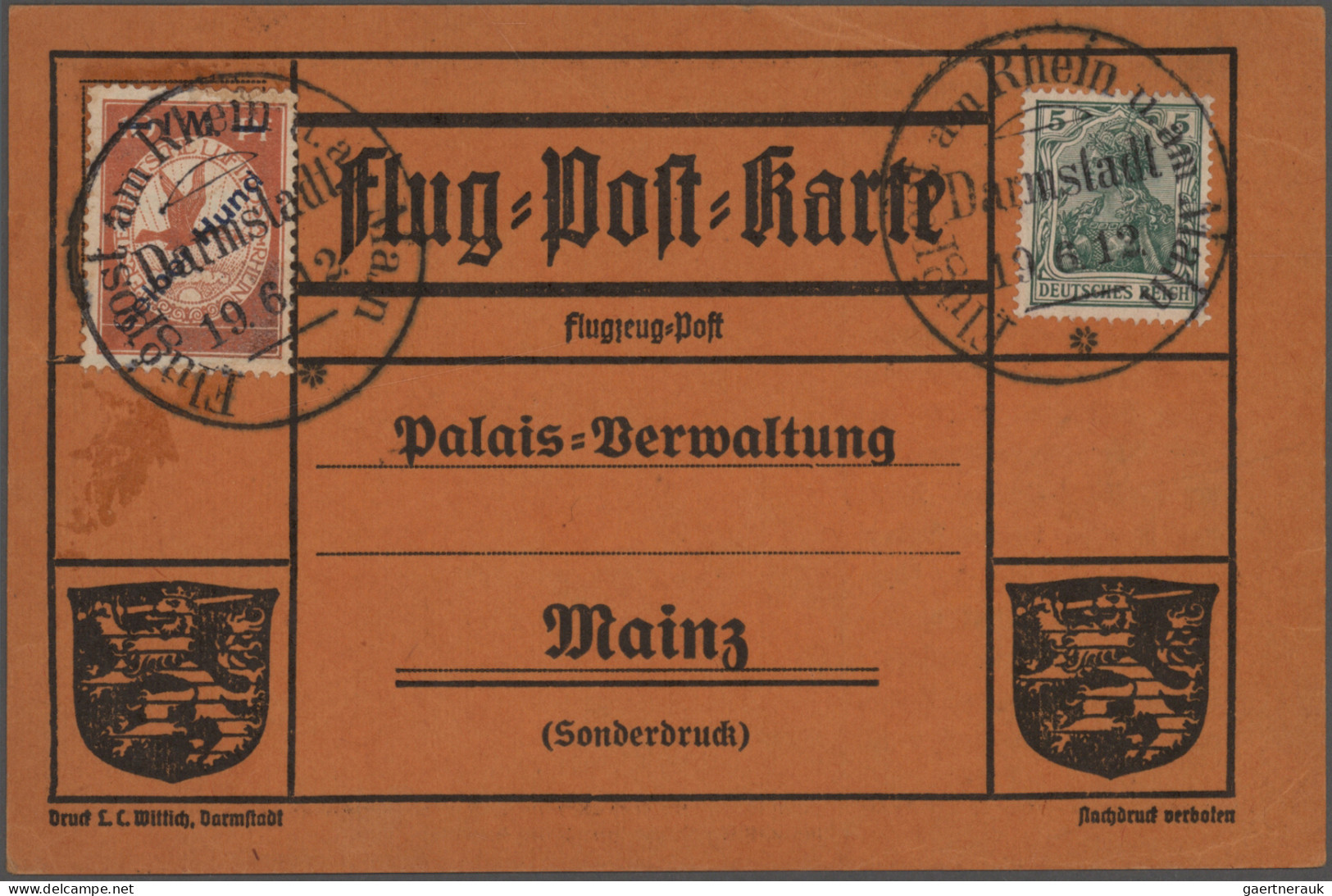Zeppelin Mail - Germany: 1909/1975 (ca.), Schöne Partie Von über 110 Zeppelin- U - Correo Aéreo & Zeppelin