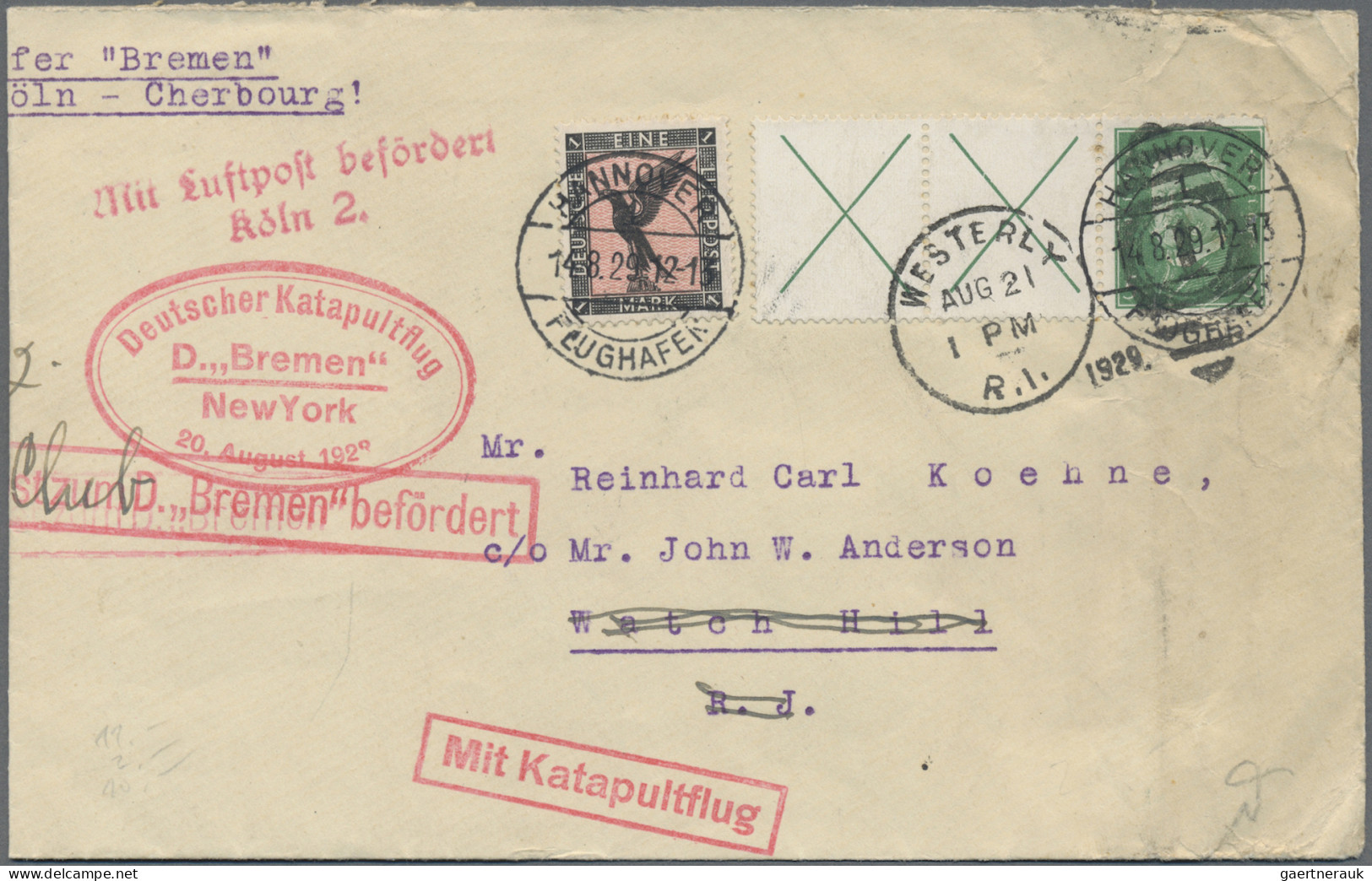 Zeppelin Mail - Germany: 1912/1940 (ca.), Zeppelinpost + Luftpost, hochwertiger